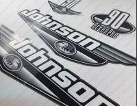 Johnson 90HP Ocean Pro 1999-2000 Outboard Decal Kit